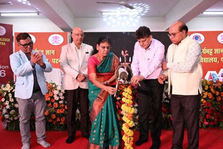 NIPER Hajipur Director Prof. K Ruckmani visits Aryabhatta Knowledge University in Patna.